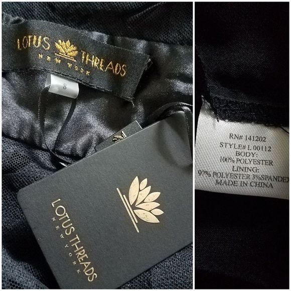 Lotus Threads Chiffon Maxi Overlay Lace Romper - Picture 7 of 8